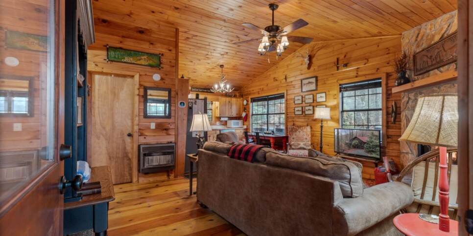 Ellijay Cabin - Deer Crossing - Living Room