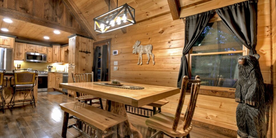 Cherry Log Cabin - The Lost Shepherd - Kitchen