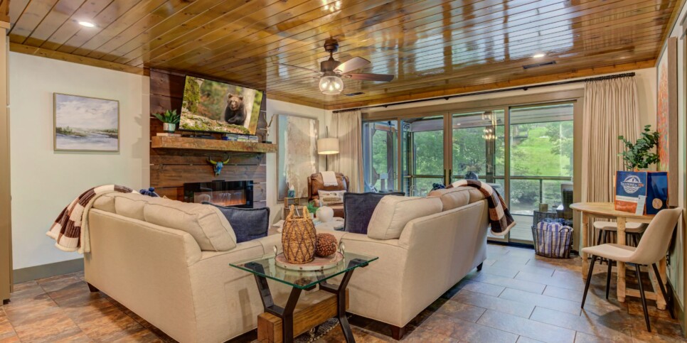 Blue Ridge Cabin - River Cottage of Blue Ridge - Living Room