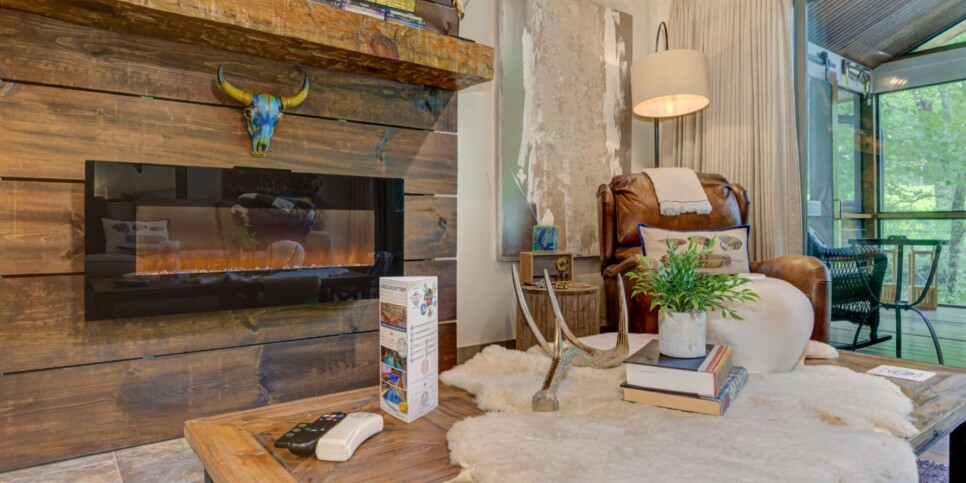 Blue Ridge Cabin - River Cottage of Blue Ridge - Living Room