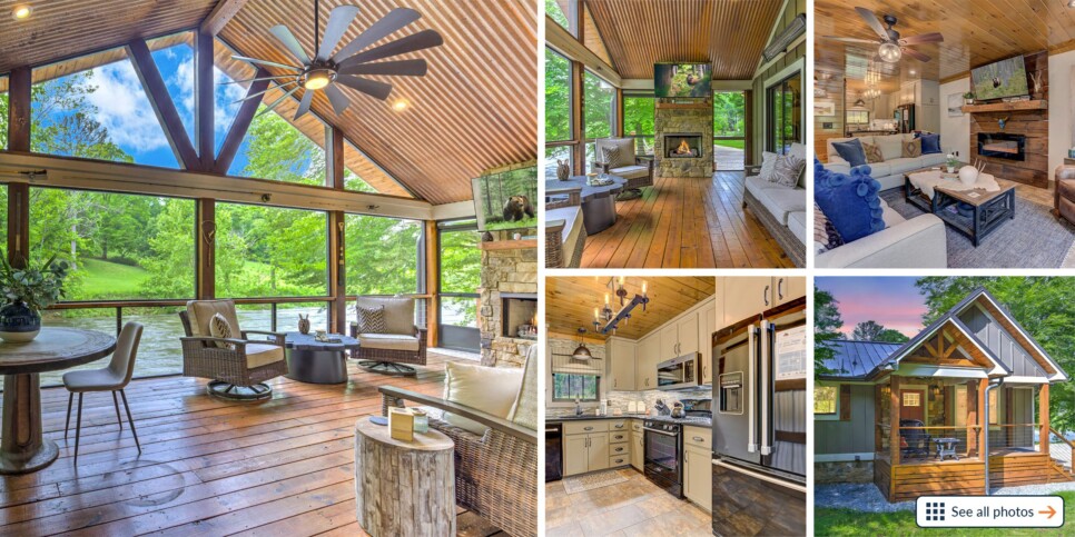 Blue Ridge Cabin - River Cottage of Blue Ridge - Collage