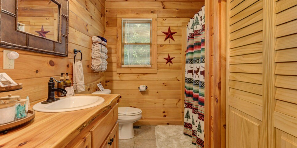 Blue Ridge - Family Time Cabin - Bathroom