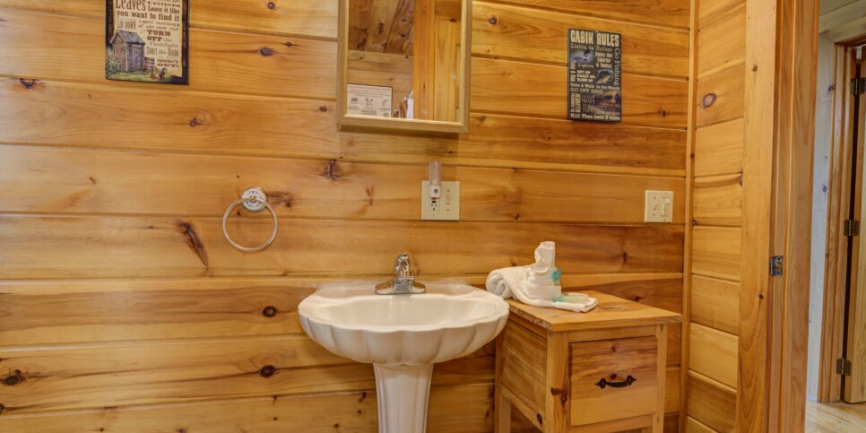 Blue Ridge Cabin - Sunrise Splendor - Bathroom