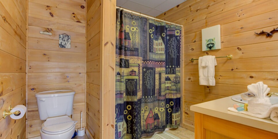 Blue Ridge Cabin - Sunrise Splendor - Bathroom