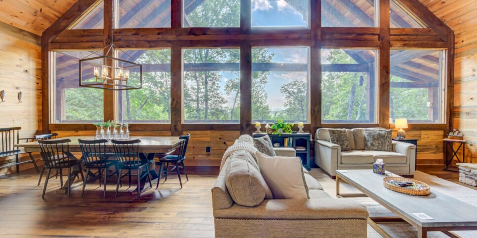 Blue Ridge - Little Creek Cabin - Living Room