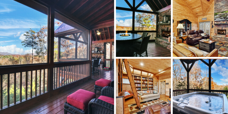 blue ridge awe inspiring mountain view collage