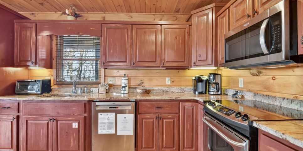 blue ridge amazing mountain view kitchen