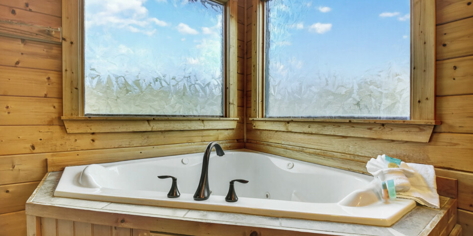 blue ridge astounding river view bathroom