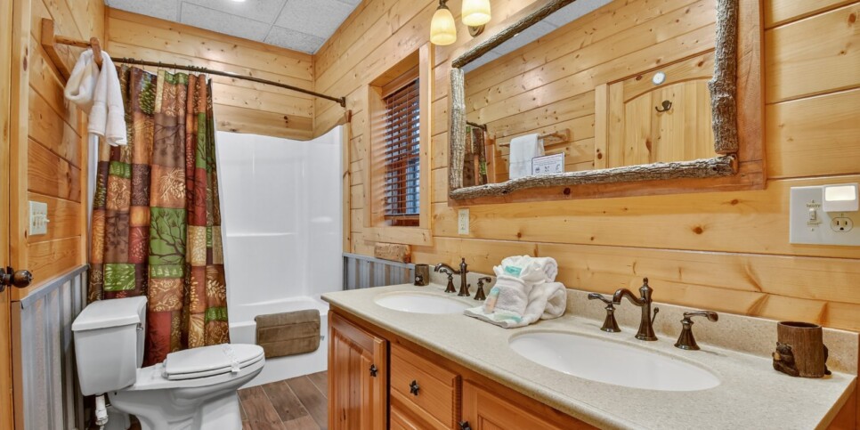 blue ridge astounding river view bathroom