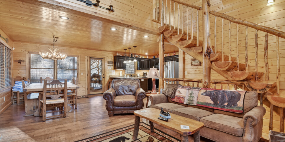 blue ridge astounding river view living room