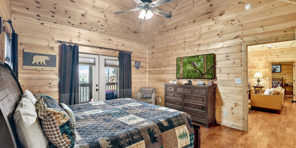 blue ridge awe inspiring mountain bedroom