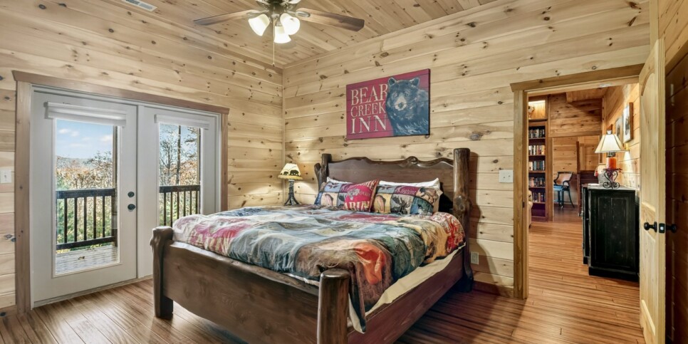 blue ridge awe inspiring mountain bedroom