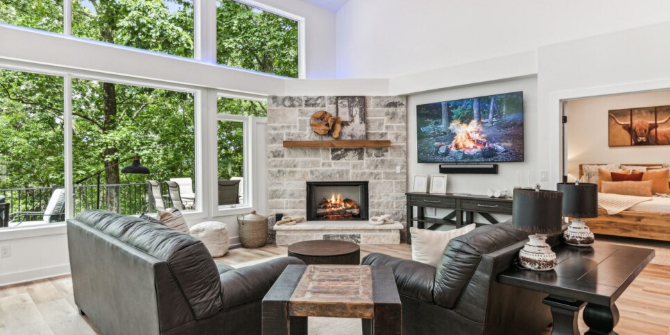 Bent Tree Luxury Bear Lodge Living Room