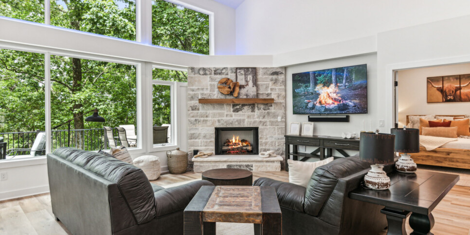 Bent Tree Luxury Bear Lodge Living Room