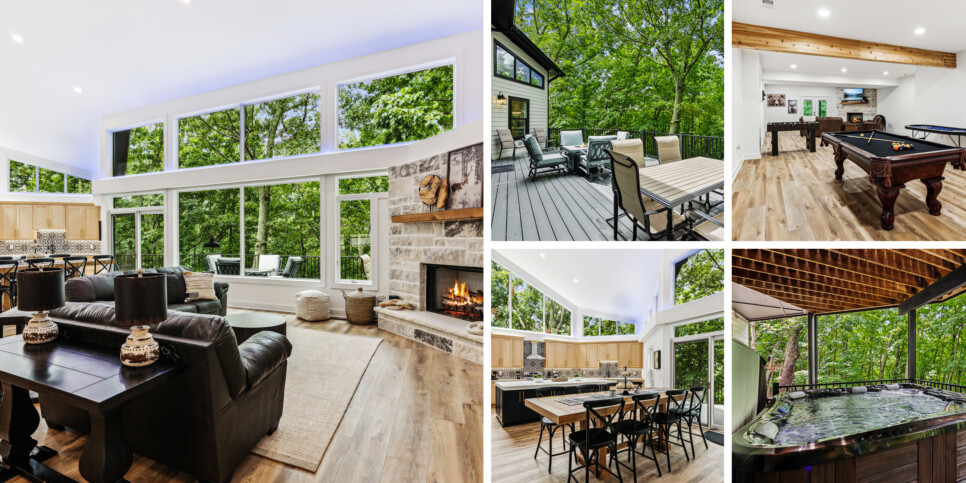 Bent Tree Luxury Bear Lodge Collage