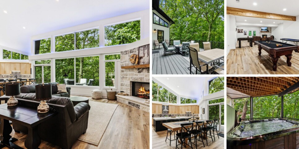 Bent Tree Luxury Bear Lodge Collage