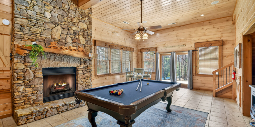 blue ridge kick aska lodge rec room