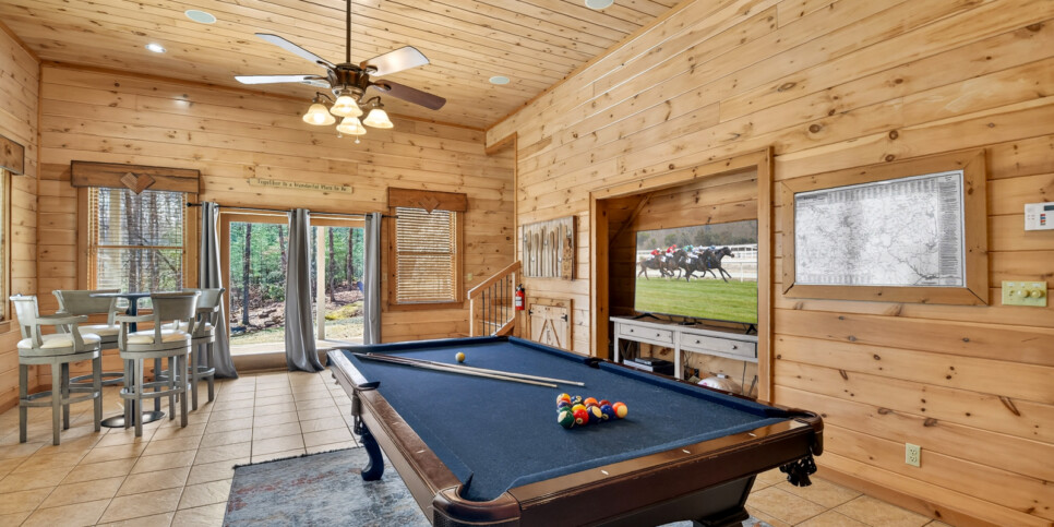 blue ridge kick aska lodge rec room