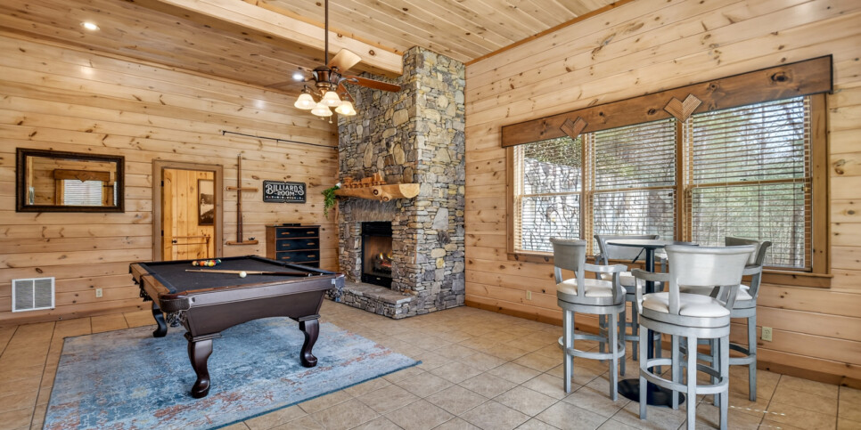 blue ridge kick aska lodge rec room