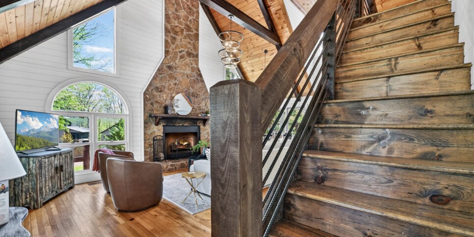 blue ridge laurel ridge retreat living room