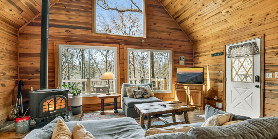 blue ridge serenity woods living room