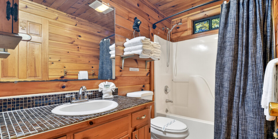blue ridge wolfpack lodge bathroom
