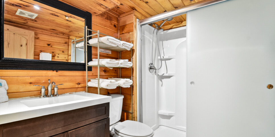 blue ridge wolfpack lodge bathroom
