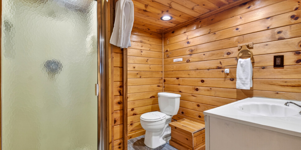 blue ridge wolfpack lodge bathroom