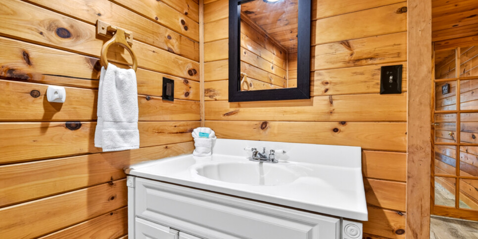 blue ridge wolfpack lodge bathroom
