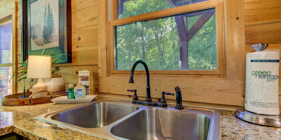 bent tree bent tree cabin kitchen