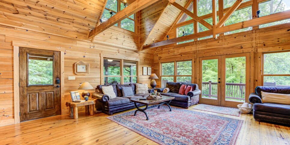 bent tree bent tree cabin living room