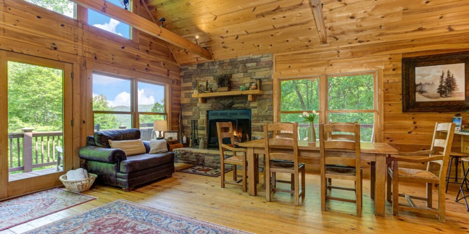 bent tree bent tree cabin living room
