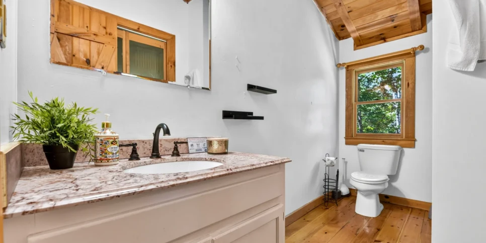 Blue Ridge Chestnut Bearcation Bathroom