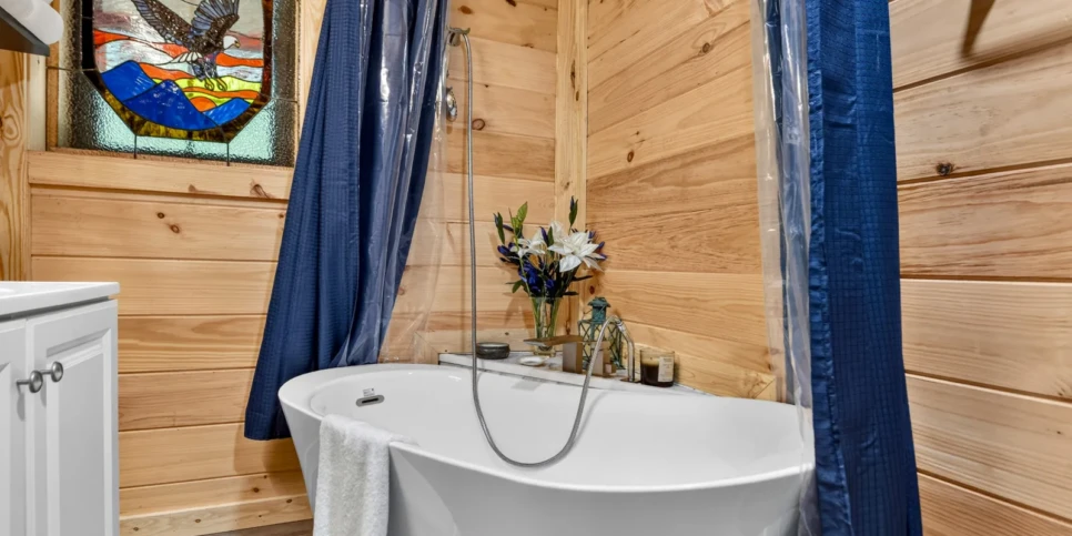 Blue Ridge Chestnut Bearcation Bathroom