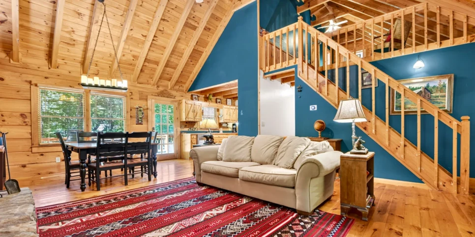 Blue Ridge Chestnut Bearcation Living Room