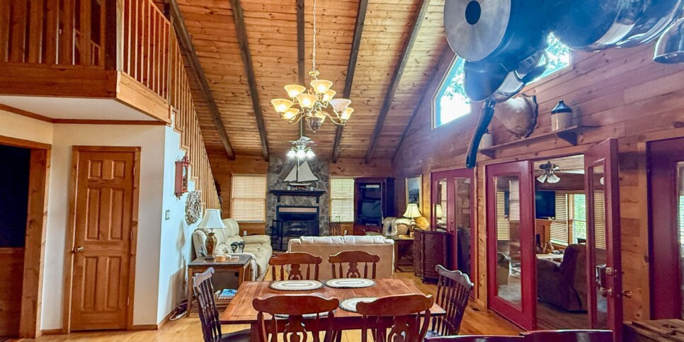 Blue Ridge Riverfront Dreams Living Room