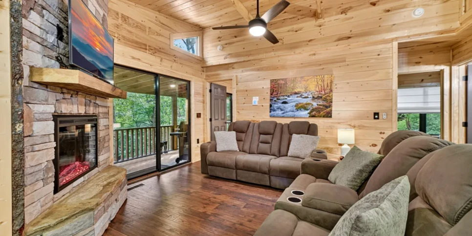 Ellijay The Goathouse Living Room