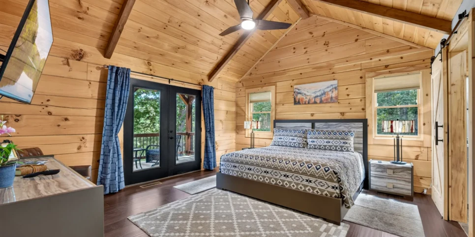 Blue Ridge Retreat On Wolf Creek Bedroom