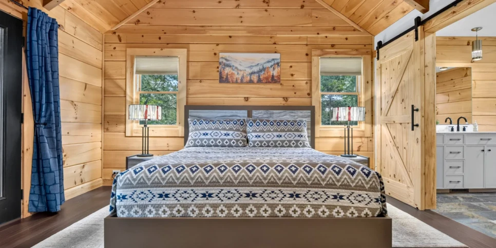 Blue Ridge Retreat On Wolf Creek Bedroom