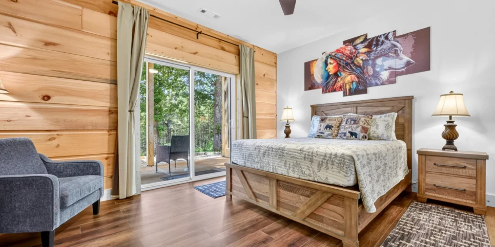 Blue Ridge Retreat On Wolf Creek Bedroom