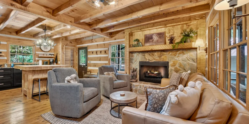 Blue Ridge Deer Haven Living Room