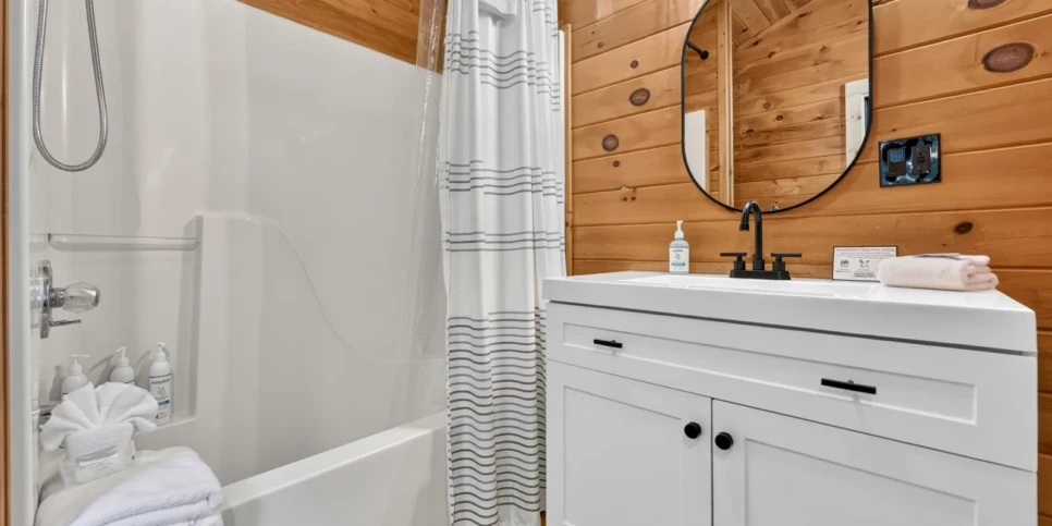 Blue Ridge Hothouse Creek Retreat Bathroom