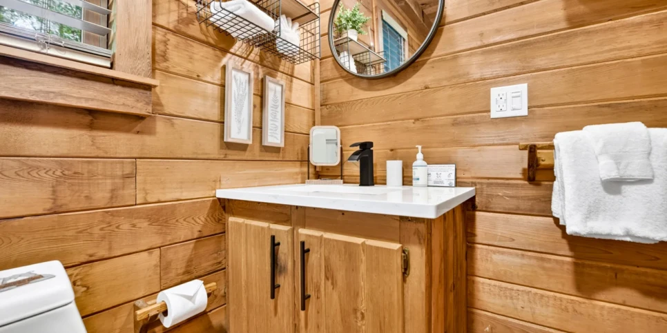Blue Ridge Piney Mountain Perch Bathroom