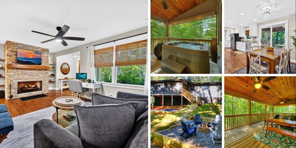 Blue Ridge Davis Hideaway Collage